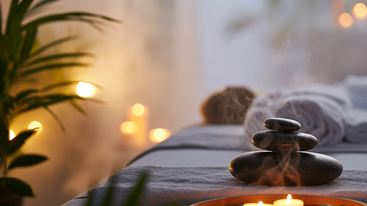 Masáž lávovými kameny: Terapeutické účinky pro lepší spánek